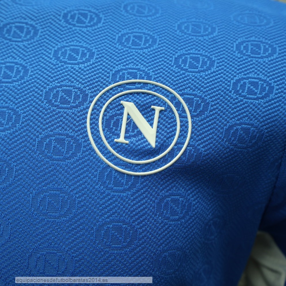 Nuevo 1ª Jugadores Camiseta Napoli 24/25 Azul Baratas